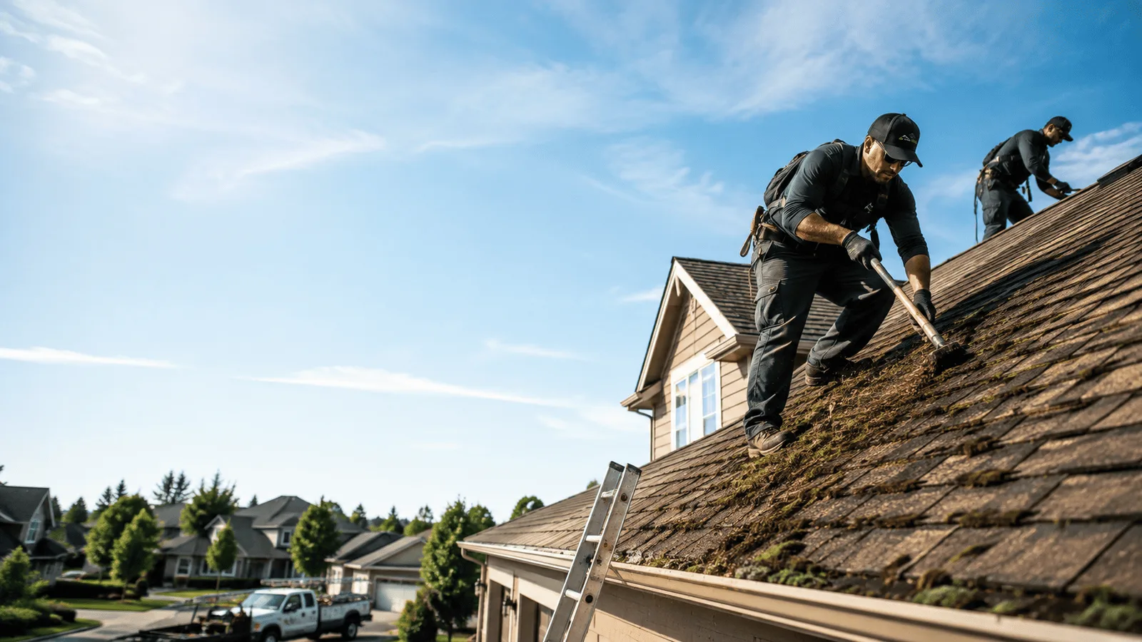 Roof Moss Removal in Fieldon, IL near me